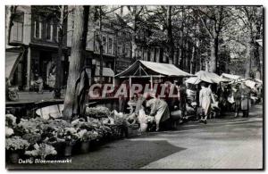 Nederland - Holland - Netherlands - Bloemenmarkt - Meid - Old Postcard