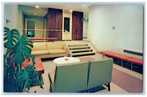 Kansas City Missouri Postcard Foyer Carondelet Hall For Resident Student c1960s