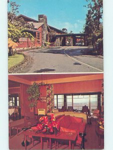 Pre-1980 HOTEL SCENE Volcanoes National Park Hawaii HI AE1387