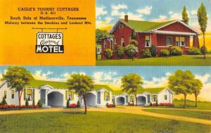 Madisonville Tennessee Cagles Tourist Cottage Multiview Antique Postcard K20934