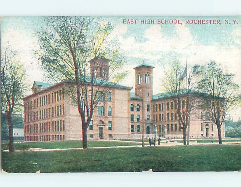 Divided-Back HIGH SCHOOL Rochester New York NY k0658