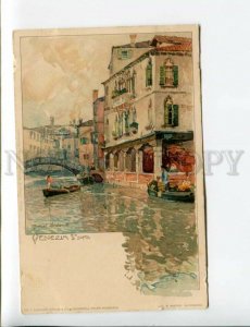 3171848 ITALY VENEZIA by Manuel Wielandt Vintage litho postcard