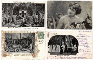 THEATRE STARS, 82 VINTAGE POSTCARDS IN MIXED QUALITY (L5883)