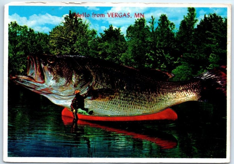 Postcard - Just Got One Today! - Hello from Vergas, Minnesota