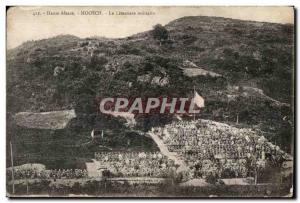 Old Postcard Haute Alsace moosch the cemetery