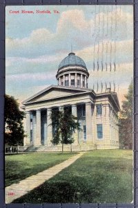 Vintage Postcard 1907 Norfolk County Courthouse Norfolk Virginia