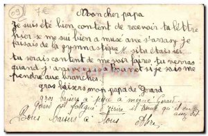 Old Postcard Ax les Thermes strategic road