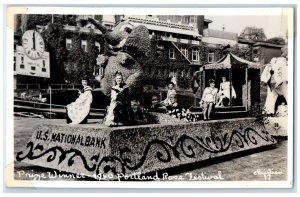 1950 Prize Winner Portland Rose Festival Women Christian RPPC Photo Postcard