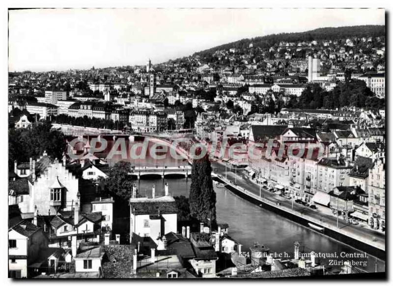 Modern Postcard Zurich Imatquai Central Zuri