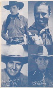 Cowboy Arcade Card Tom Tyler Gene Autry Leo Maloney