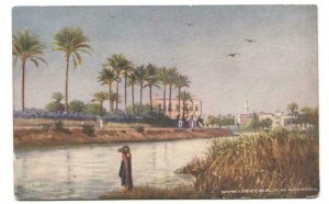 Postcard Tuck's The Mahmoudieh Canal Egypt