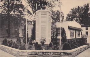 Pennsylvania South Langhorne Honor Roll