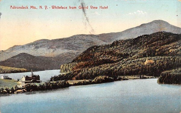 Whiteface from Grandview Hotel Adirondack Mountains, New York