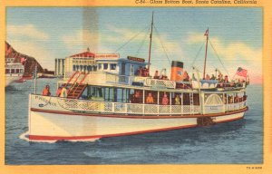 US    PC4371  GLASS BOTTOM BOAT,  CATALINA ISLAND, CA