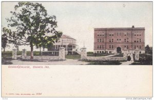 Street view showing Goshen College, Goshen,  Indiana, 00-10s