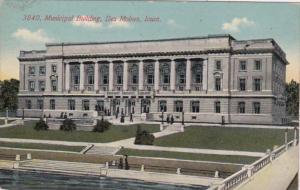 Iowa Des Moines Municipal Building 1911