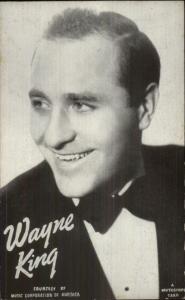 Music - Big Band Legends - Mutoscope Postcard WAYNE KING