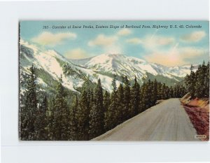 Postcard Corridor of Snow Peaks, Eastern Slope of Berthoud Pass, Colorado