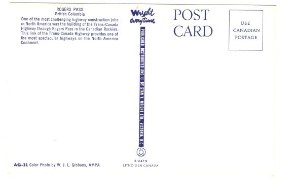 Rogers Pass Highway, British Columbia,