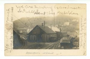 VT - Readsboro. Sidetracks at the Mill ca 1906   RPPC