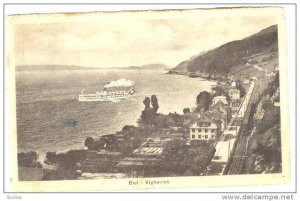 Panorama, Steamer, Vigneules, Biel (Berne), Switzerland, 1900-1910s