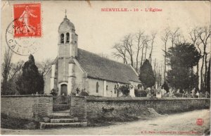 CPA MERVILLE-FRANCEVILLE-PLAGE L'Eglise (1227371)