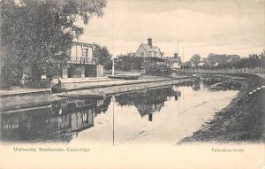 uk32872 univerisity boathouses cambridge real photo uk