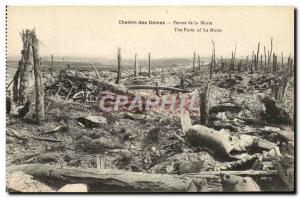 Postcard Old Farm Chemin des Dames de la Motte Army