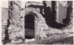 Walberswick Church Suffolk Side Gate Creepy Shadows RPC Postcard