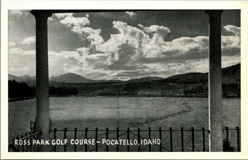 Ross Park Golf Course Pocatello Idaho ID UNP Graycraft Postcard B1