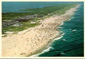 New Jersey Long Beach Island Aerial View Looking North United