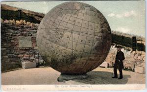 SWANAGE, Dorset, United Kingdom   The Famous  GREAT GLOBE  c1910s  Postcard