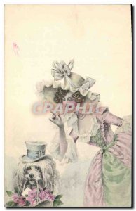 Postcard Old Female Dog Fancy