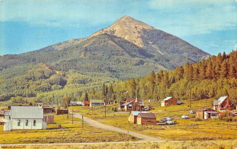 Hahn's Peak The Town Between Steamboat Springs & Craig CO Postcard