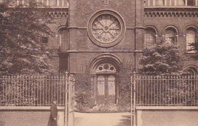 Belgium Luingne Pensionnat des Soeurs de St Charles Facade 1938