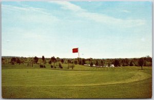Oxford Ohio OH, Hueston Woods Lodge, Gold Course Scene, Scattered Trees Postcard