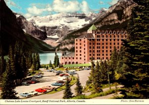 Canada Banff National Park Chateau Lake Louise Courtyard