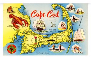 MA - Massachusetts, Cape Cod Map