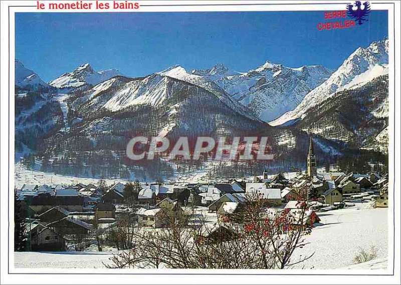 Modern Postcard Le Monetier les Bains Hautes Alpes resort of Serre Chevalier