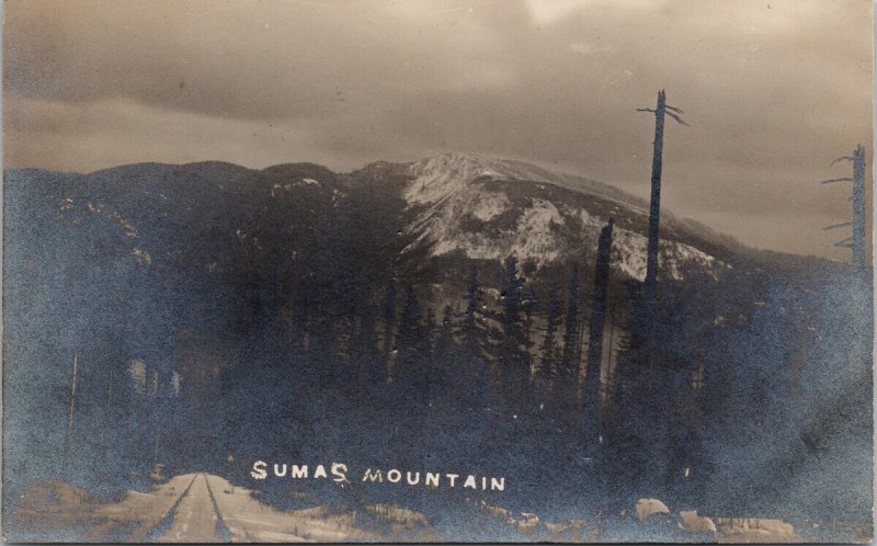 Sumas WA Washington Unused Real Photo Postcard E68