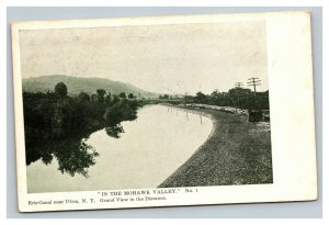 Vintage 1900's Photo Postcard Erie Canal Mohawk Valley Utica New York