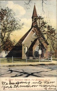 Far Rockaway Long Island New York NY St. Johns Episcopal Church c1910 Postcard