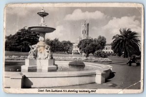 Auckland New Zealand Postcard Albert Park University c1910 RPPC Photo