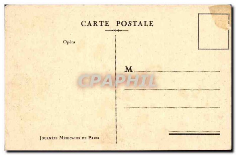 Old Postcard Paris Opera