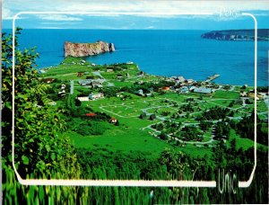 Canada Quebec Perce Panoramic View 1989