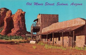 Sedona, AZ Arizona OLD MOVIE STREET Western Movies Set~Coffee Pot Rocks Postcard