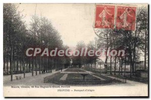 Old Postcard Provins Rempart D'Aligre