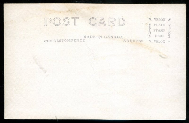 h2958 - STE. ADELE Quebec 1950s Winter Skiing. Real Photo Postcard