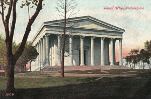 Vintage Postcard 1910s View of Girard College Bldg. Philadelphia Pennsylvania PA