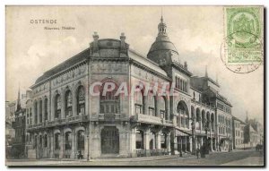 Old Postcard Ostend New Theater